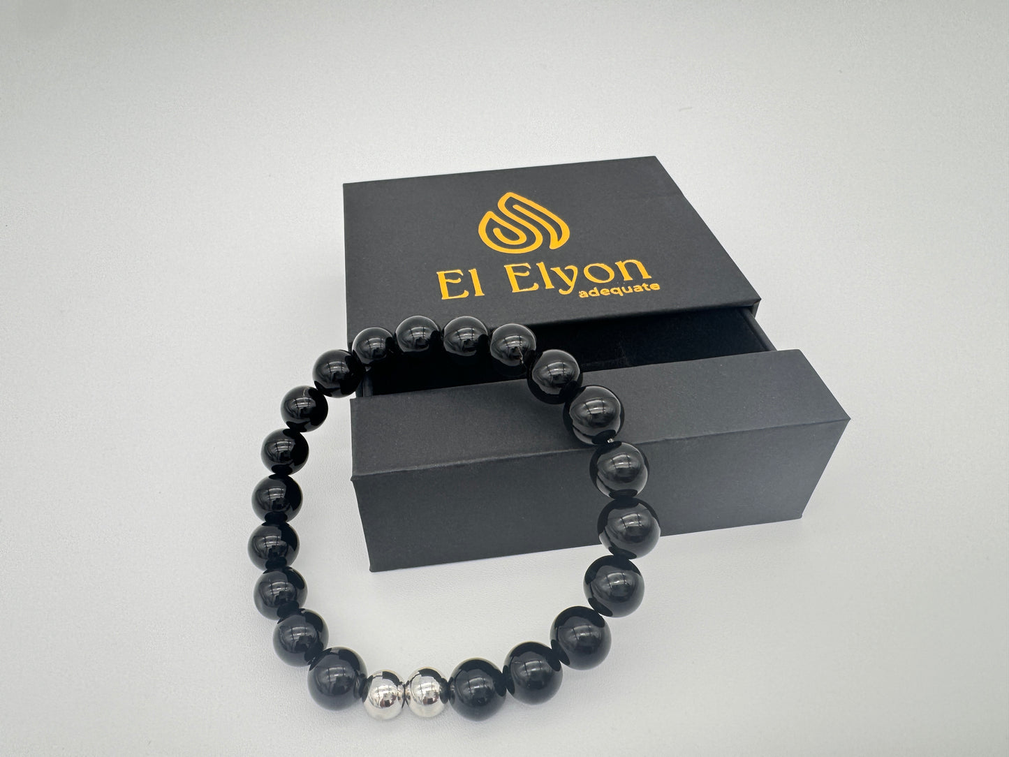 Natural Black Agate Stone Beads