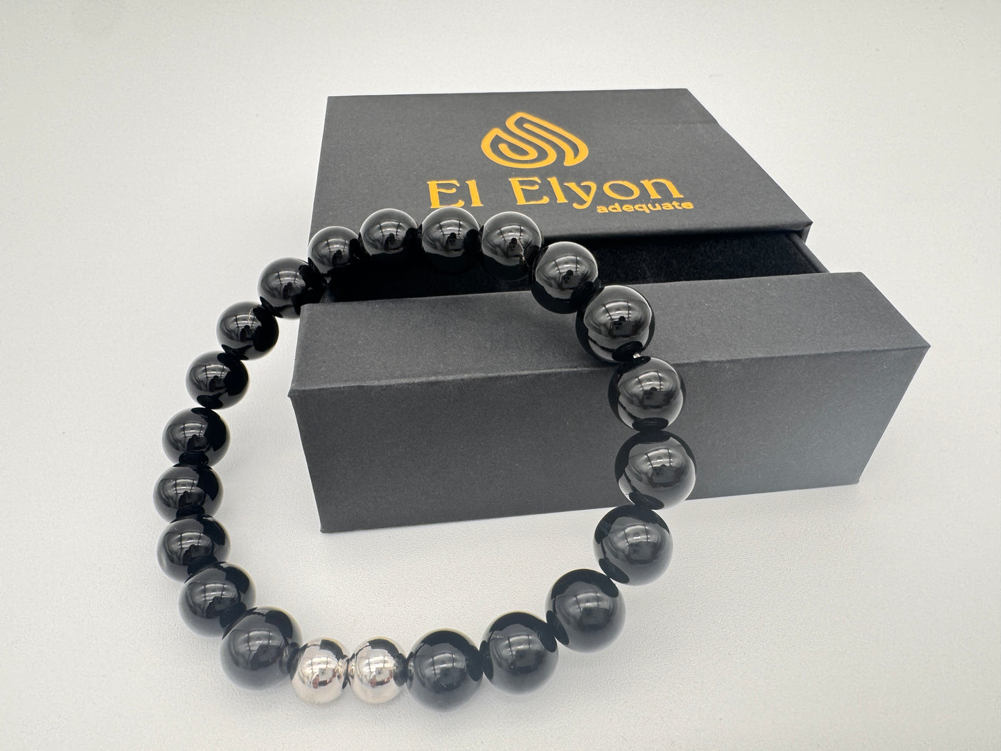 Natural Black Agate Stone Beads