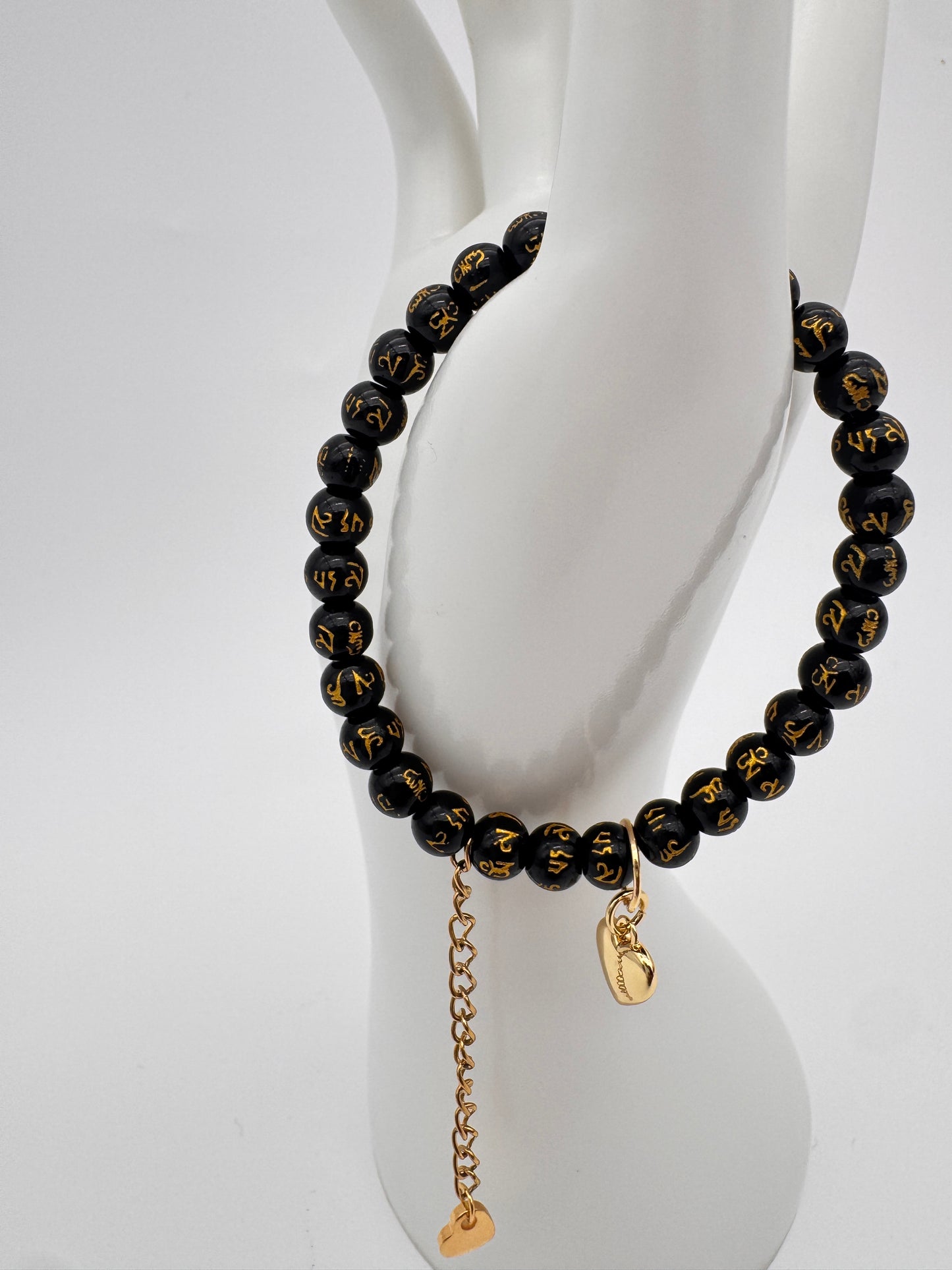 Obsidian Bracelet Beads