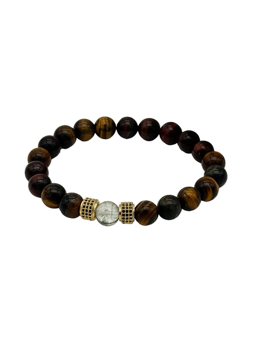 Unisex Tiger Eye Bracelet